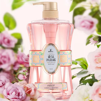 さわやかで自然なシャワーのゲル ローズは香水の鉱泉のための花のエキスをかぎつけた